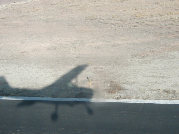Landing-shadow